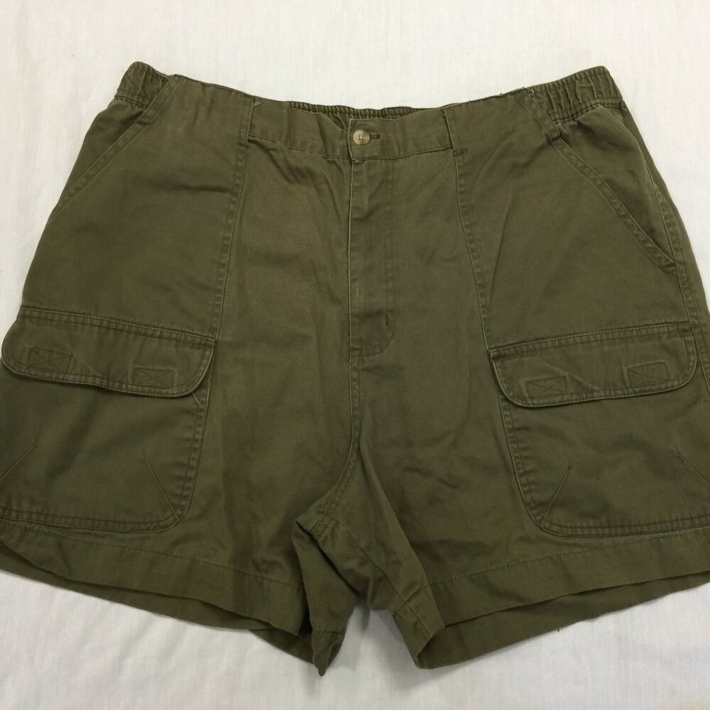 🦚 CONSENSUS MENS COTTON CARGO SHORTS SIZE XXL 🦚
